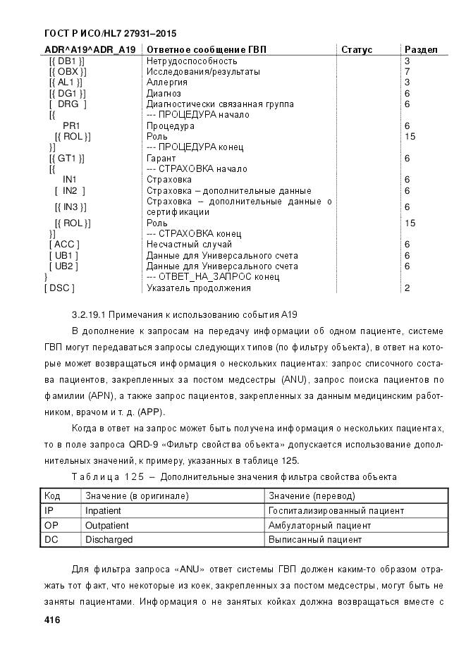 ГОСТ Р ИСО/HL 7 27931-2015, страница 423